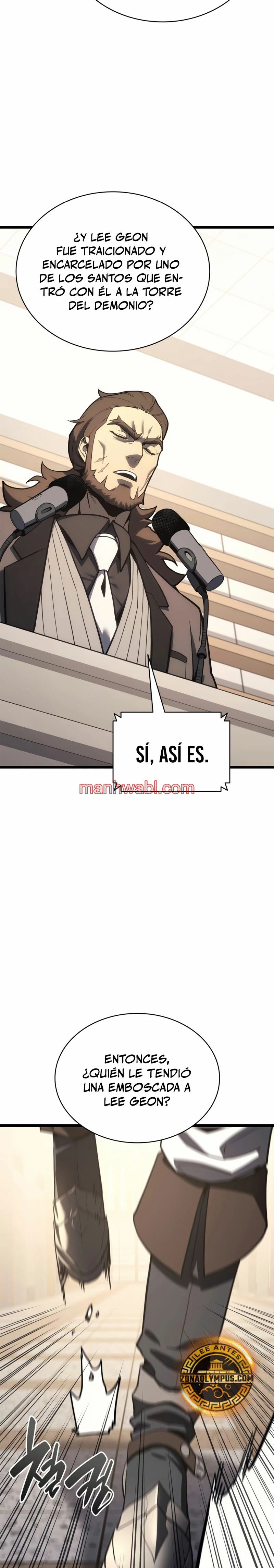 El regreso del heroe de clase: Desastre - Capítulo 104 manhwa