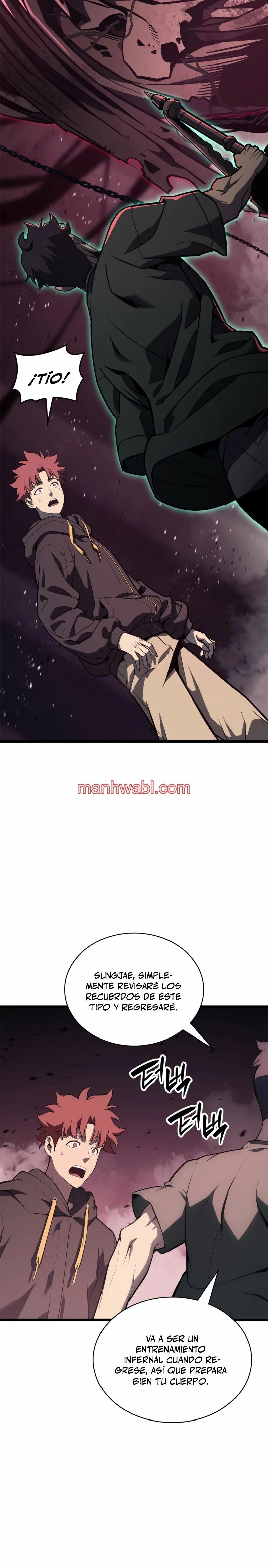 El regreso del heroe de clase: Desastre - Capítulo 105_3 manhwa