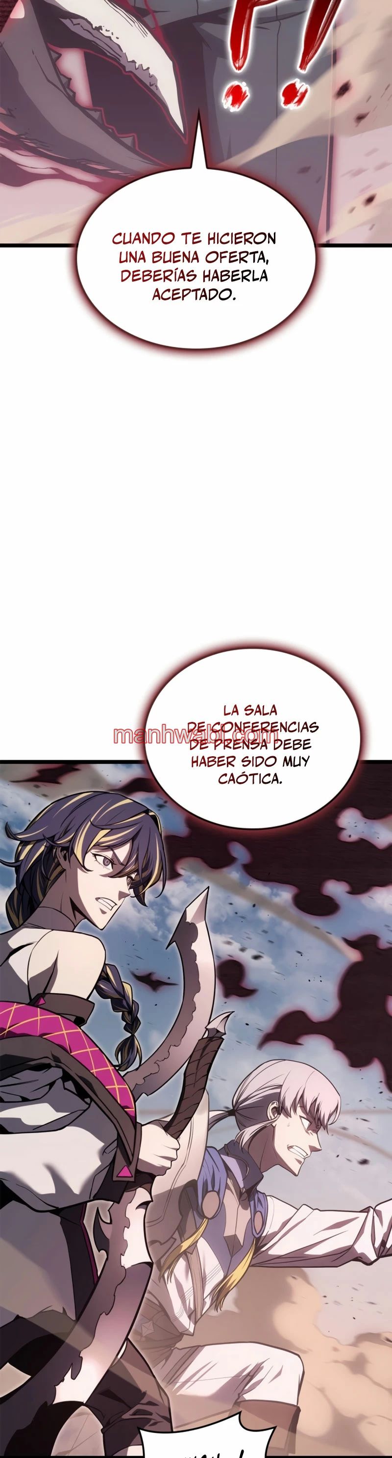 El regreso del heroe de clase: Desastre - Capítulo 105_3 manhwa