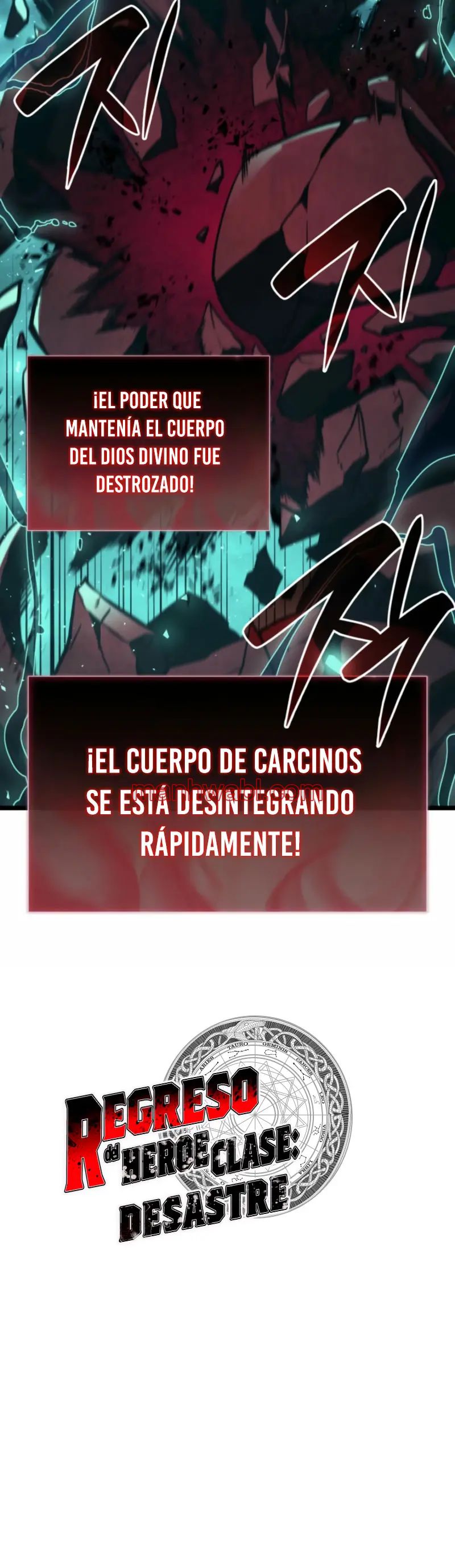 El regreso del heroe de clase: Desastre - Capítulo 115_3 manhwa