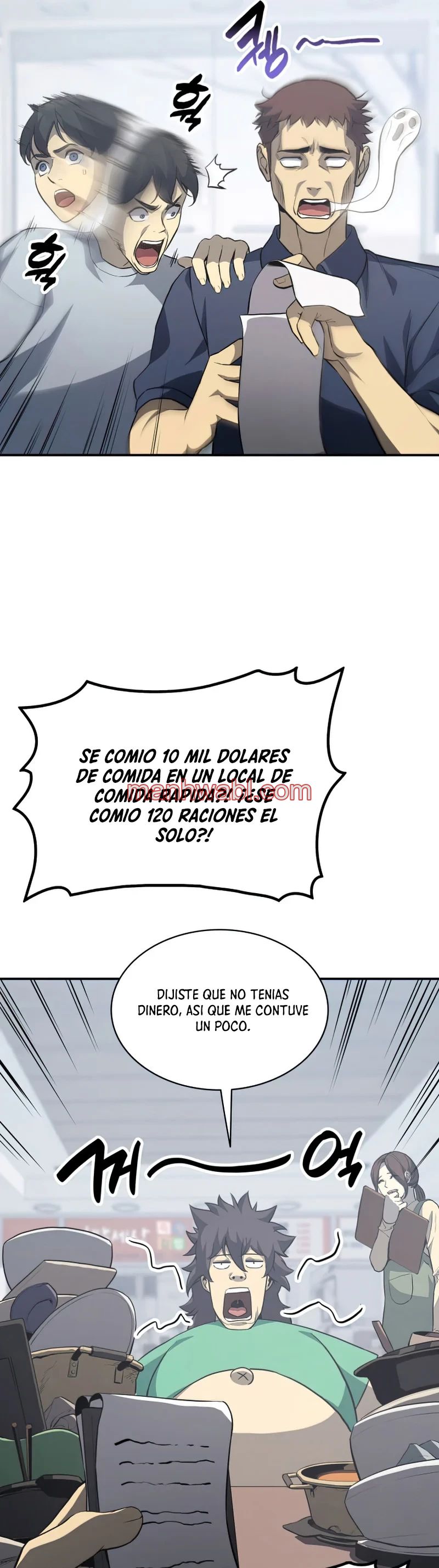 El regreso del heroe de clase: Desastre - Capítulo 2_2 manhwa