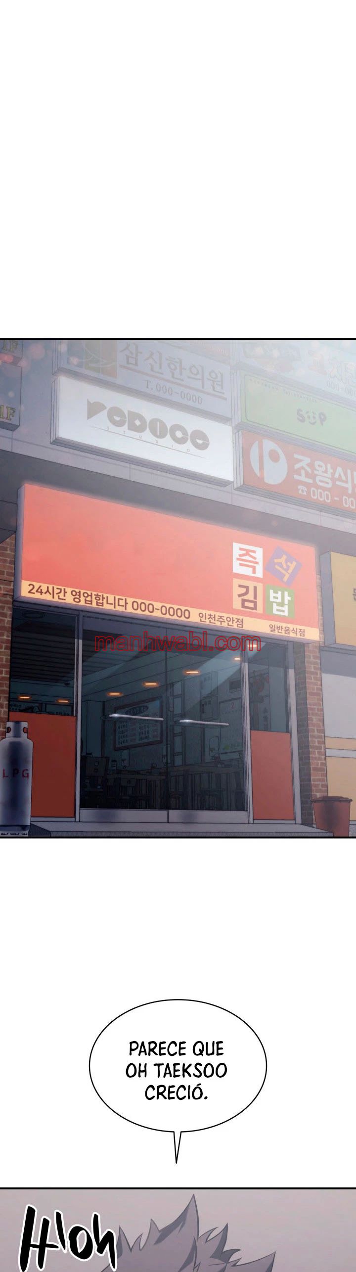 El regreso del heroe de clase: Desastre - Capítulo 3_2 manhwa