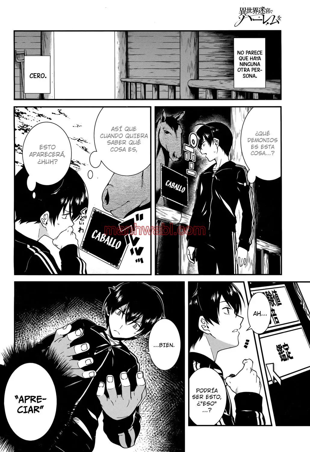 Isekai Meikyuu de Dorei Harem wo - Capítulo 1 manhwa