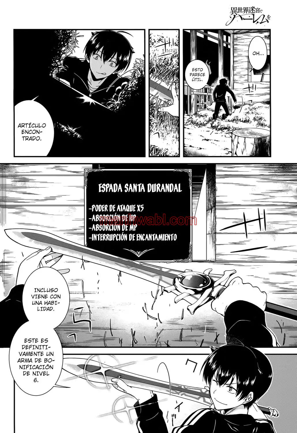 Isekai Meikyuu de Dorei Harem wo - Capítulo 1 manhwa