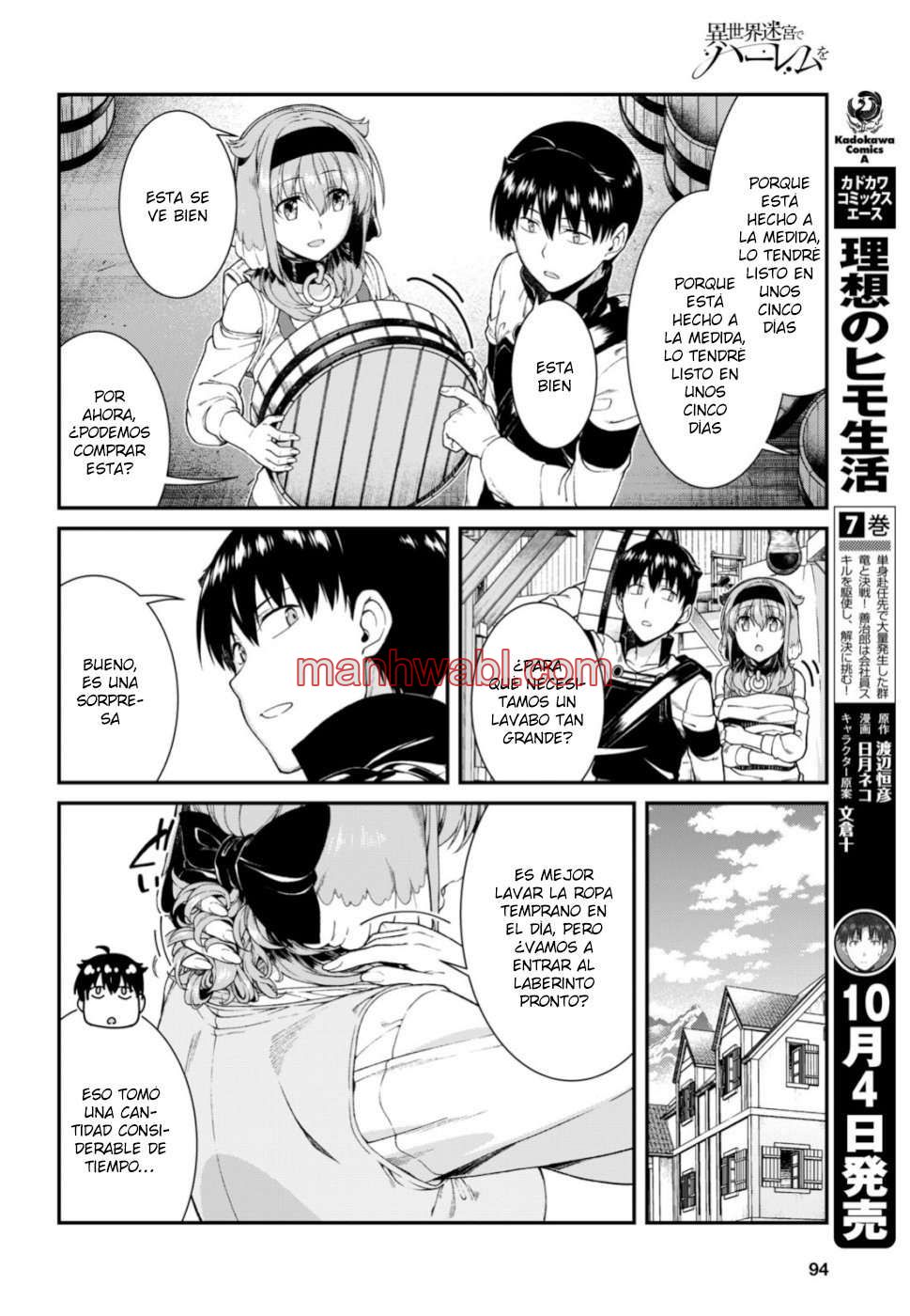 Isekai Meikyuu de Dorei Harem wo - Capítulo 13 manhwa