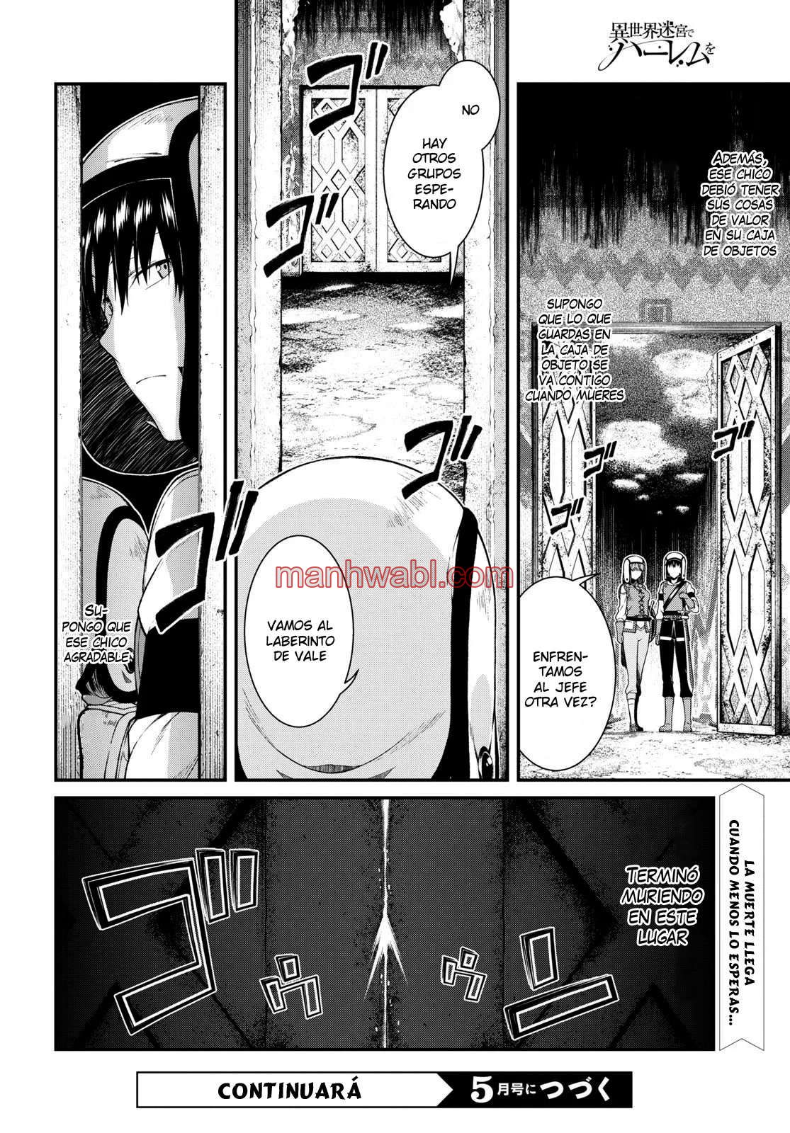 Isekai Meikyuu de Dorei Harem wo - Capítulo 15_3 manhwa