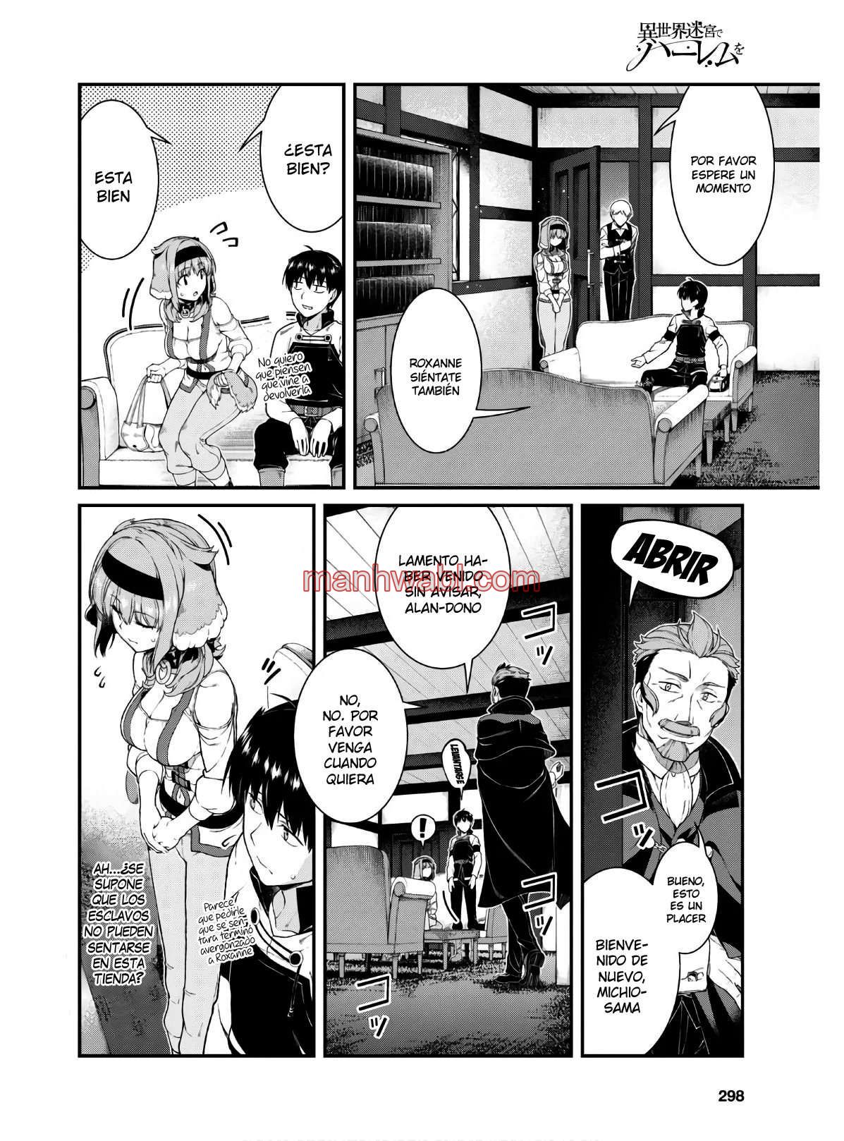 Isekai Meikyuu de Dorei Harem wo - Capítulo 16_2 manhwa