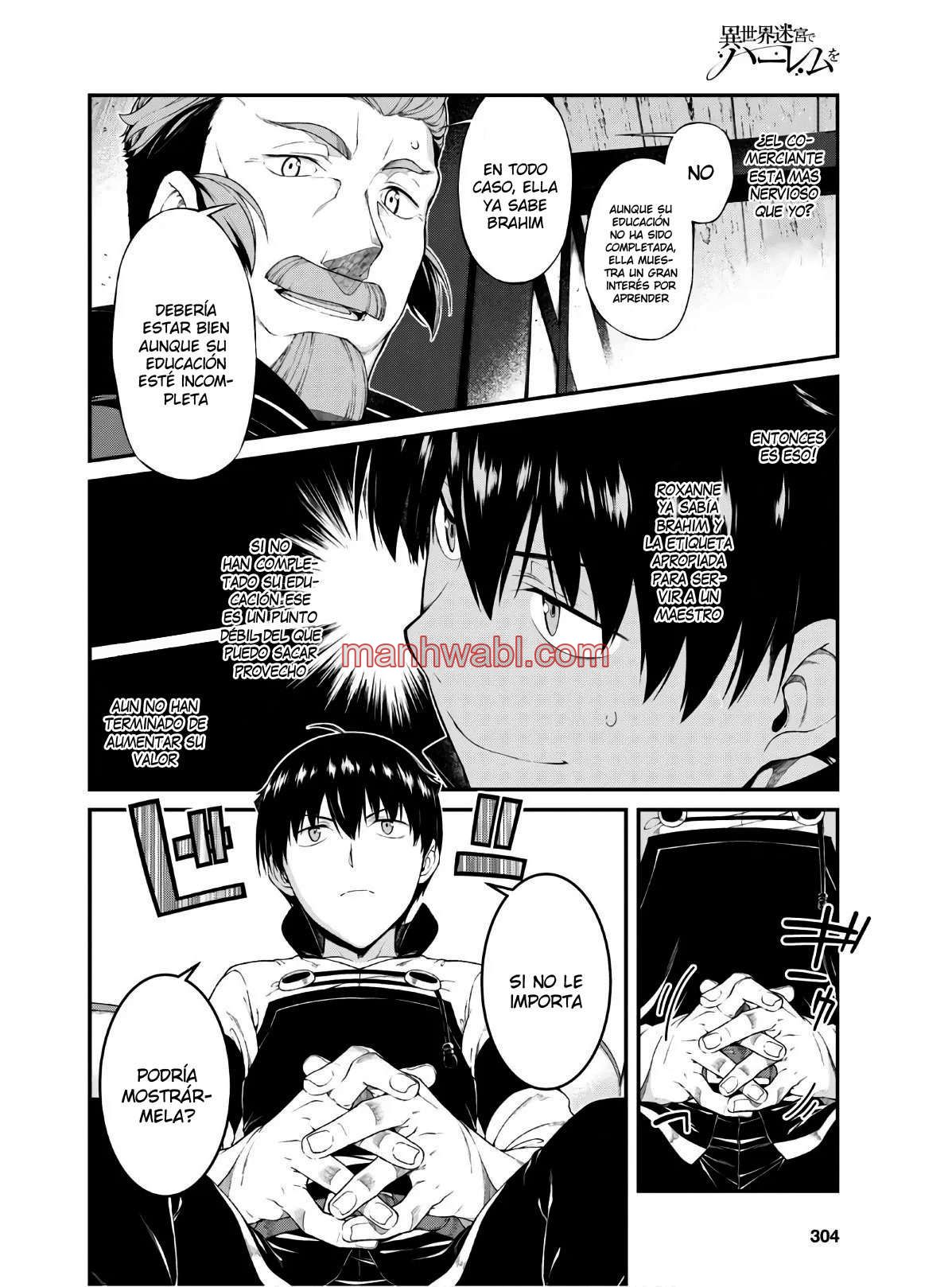 Isekai Meikyuu de Dorei Harem wo - Capítulo 16_2 manhwa