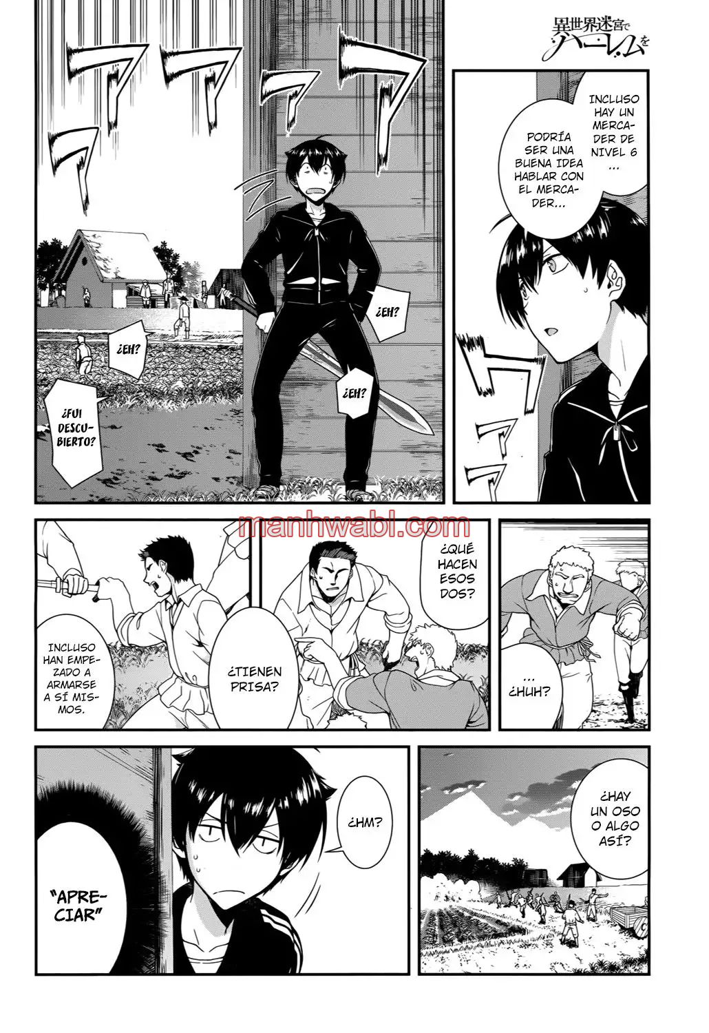 Isekai Meikyuu de Dorei Harem wo - Capítulo 1_2 manhwa