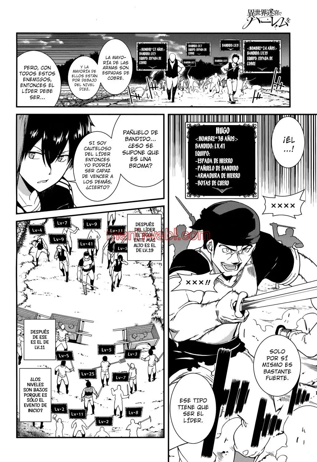 Isekai Meikyuu de Dorei Harem wo - Capítulo 1_2 manhwa