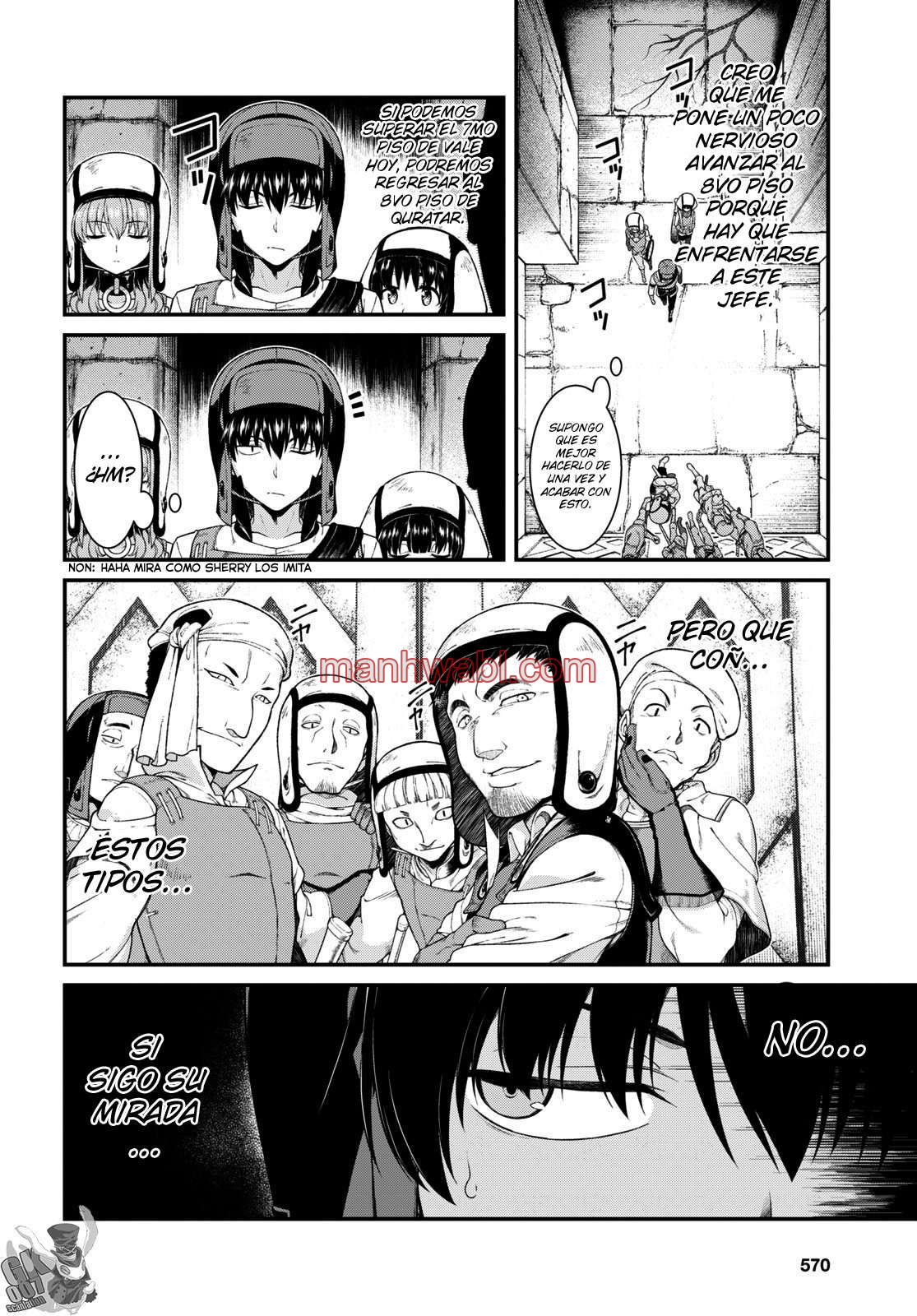 Isekai Meikyuu de Dorei Harem wo - Capítulo 20_2 manhwa