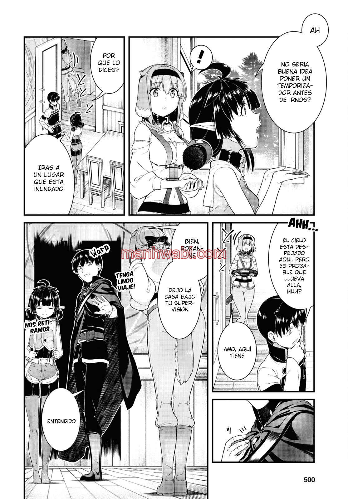 Isekai Meikyuu de Dorei Harem wo - Capítulo 22_2 manhwa