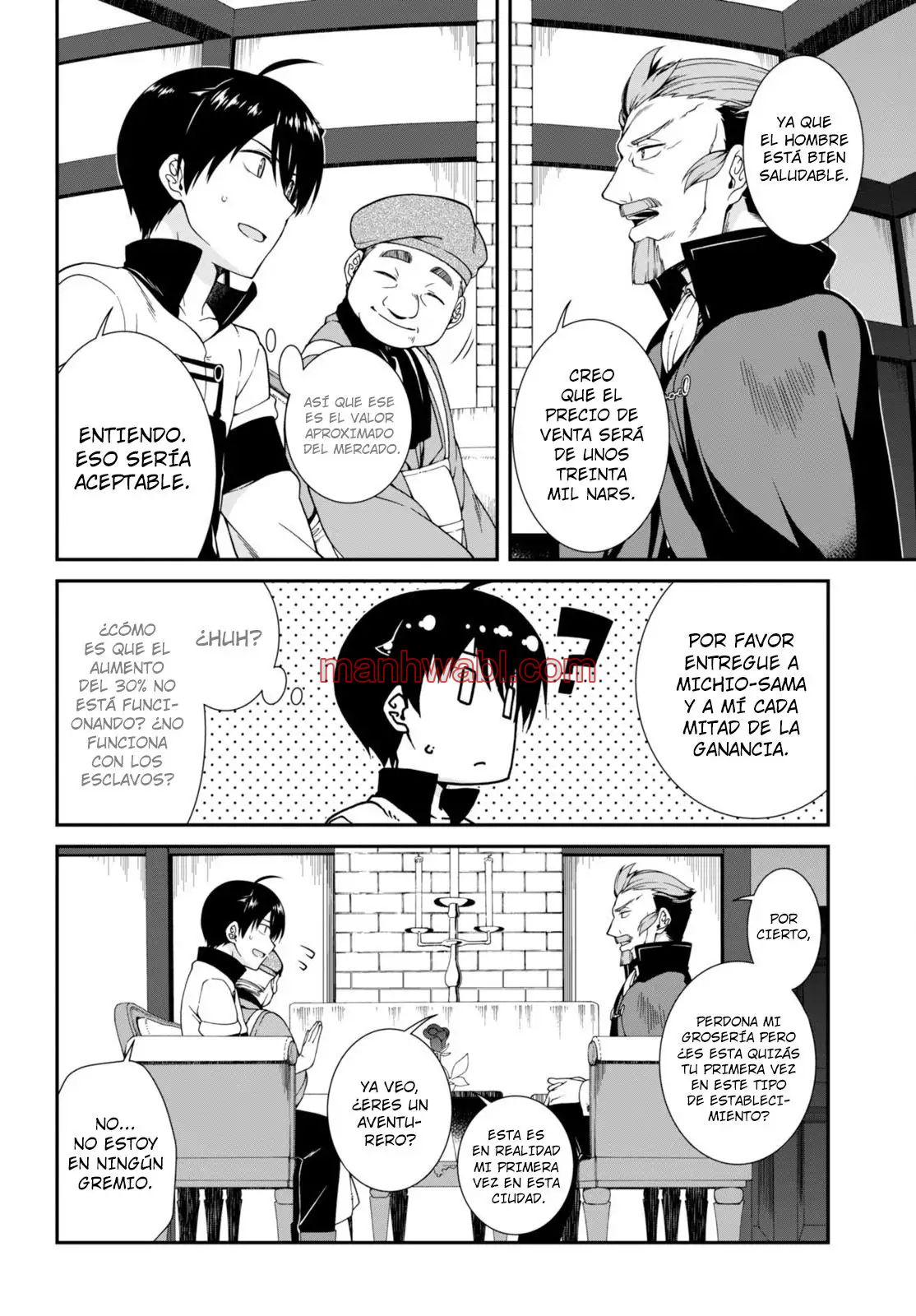 Isekai Meikyuu de Dorei Harem wo - Capítulo 2_3 manhwa