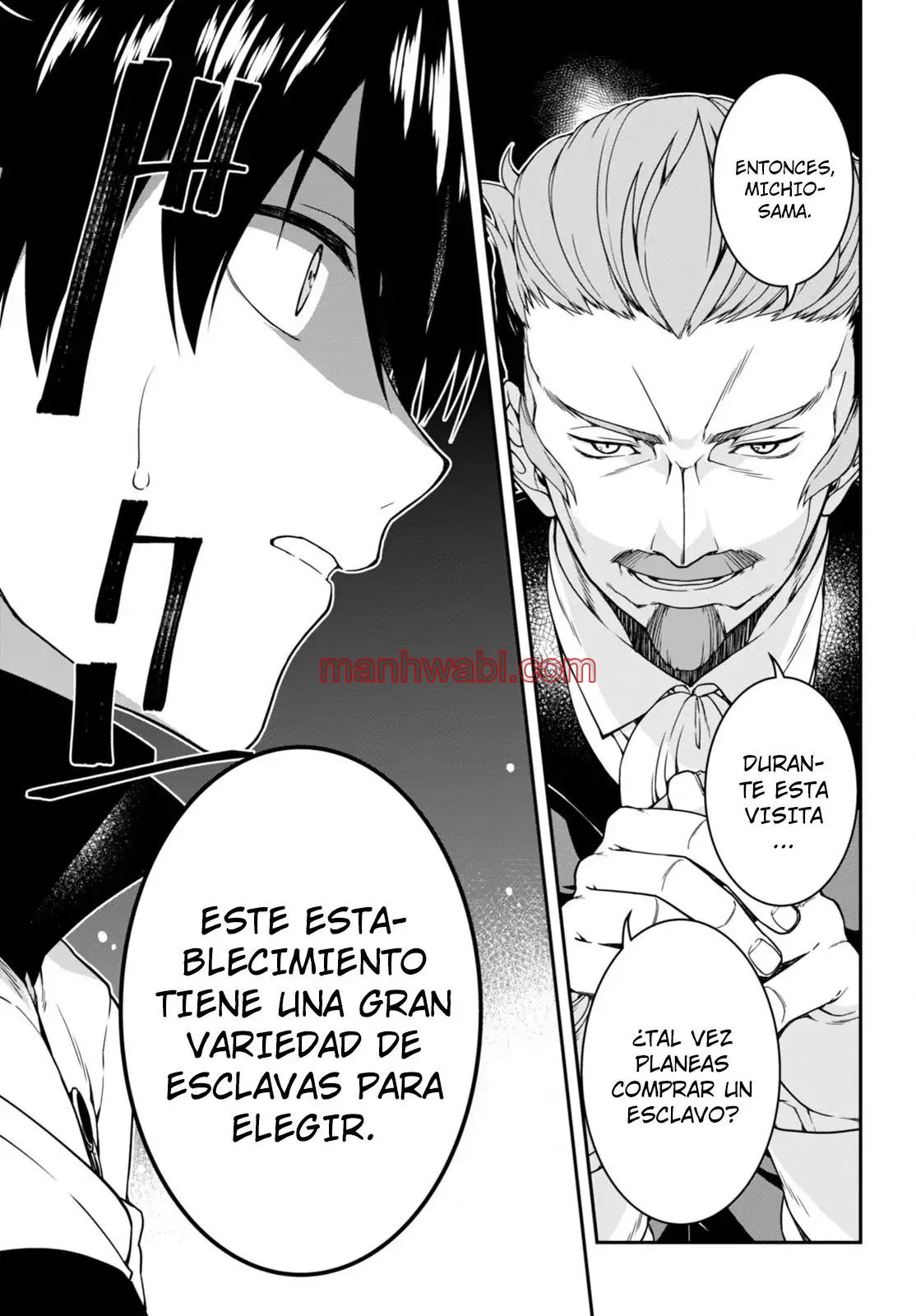 Isekai Meikyuu de Dorei Harem wo - Capítulo 2_3 manhwa