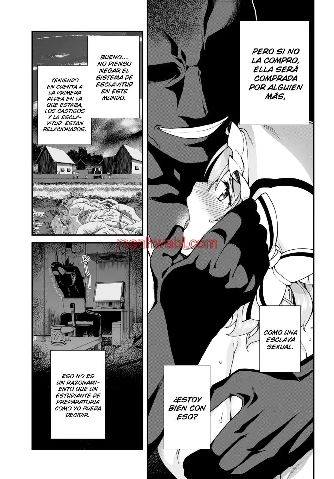 Isekai Meikyuu de Dorei Harem wo - Capítulo 3.2_2 manhwa