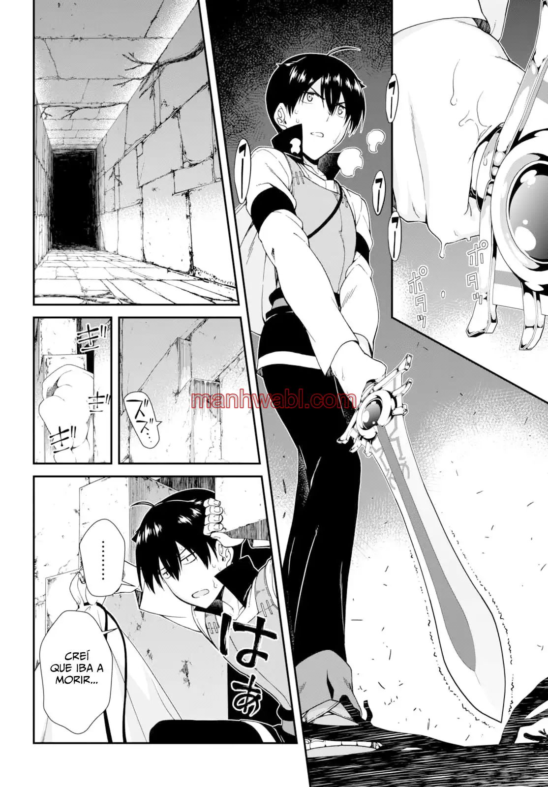 Isekai Meikyuu de Dorei Harem wo - Capítulo 4.2_2 manhwa