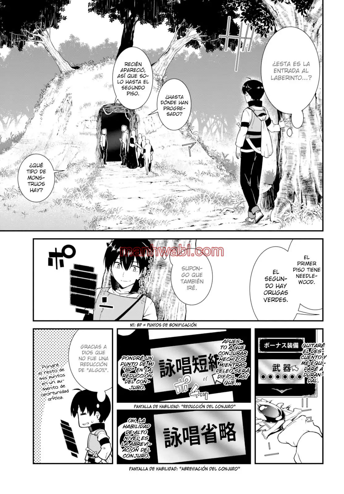 Isekai Meikyuu de Dorei Harem wo - Capítulo 4 manhwa