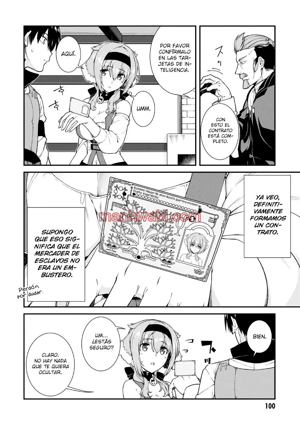 Isekai Meikyuu de Dorei Harem wo - Capítulo 5.3_3 manhwa