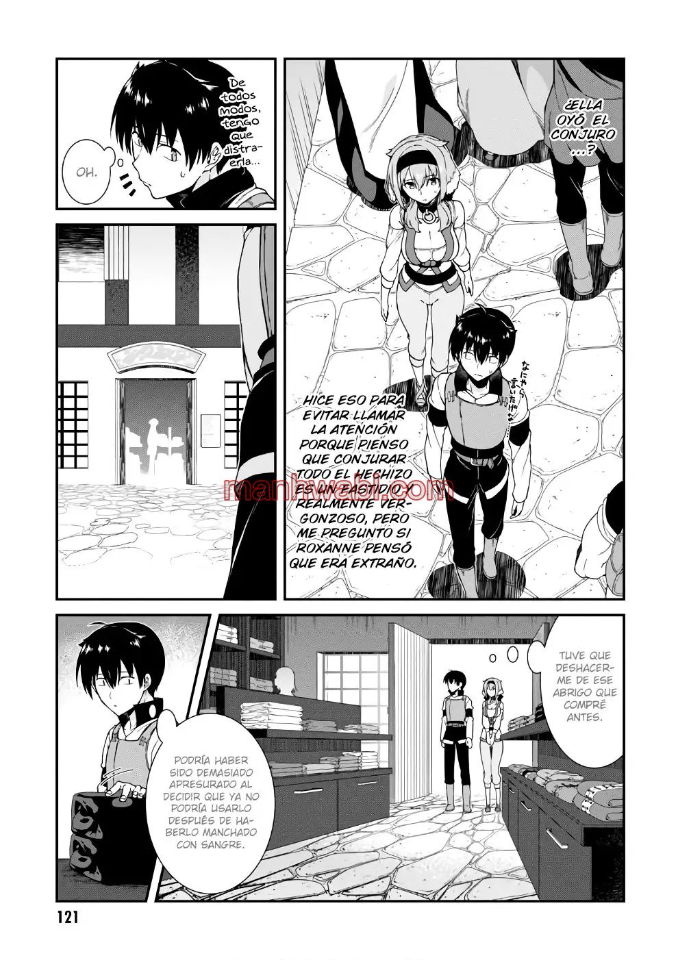 Isekai Meikyuu de Dorei Harem wo - Capítulo 6_2 manhwa