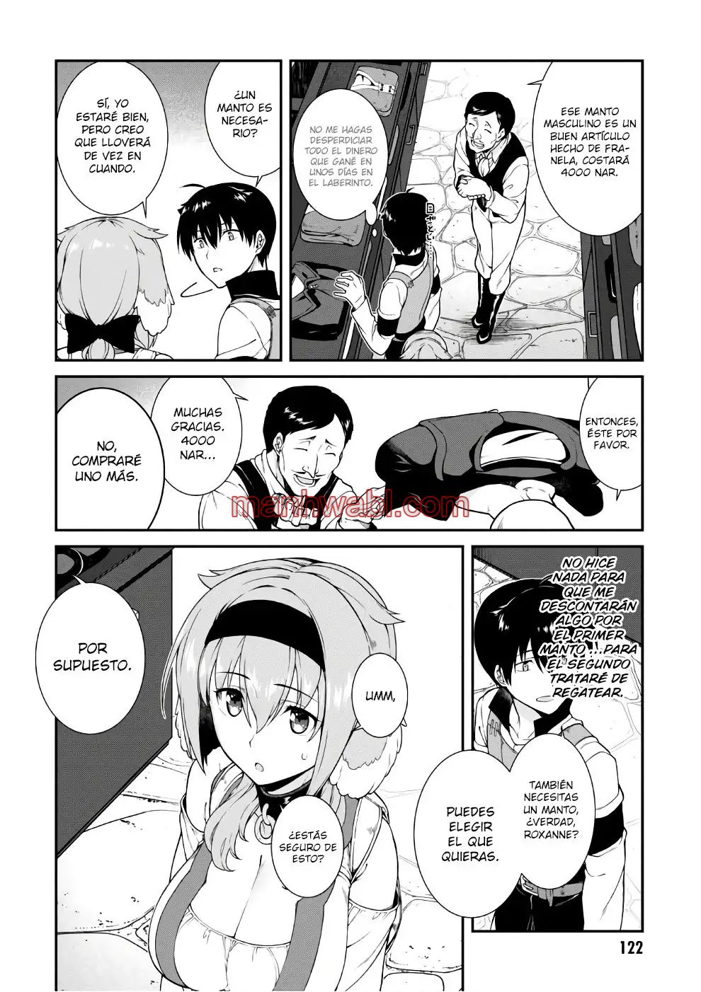 Isekai Meikyuu de Dorei Harem wo - Capítulo 6_2 manhwa