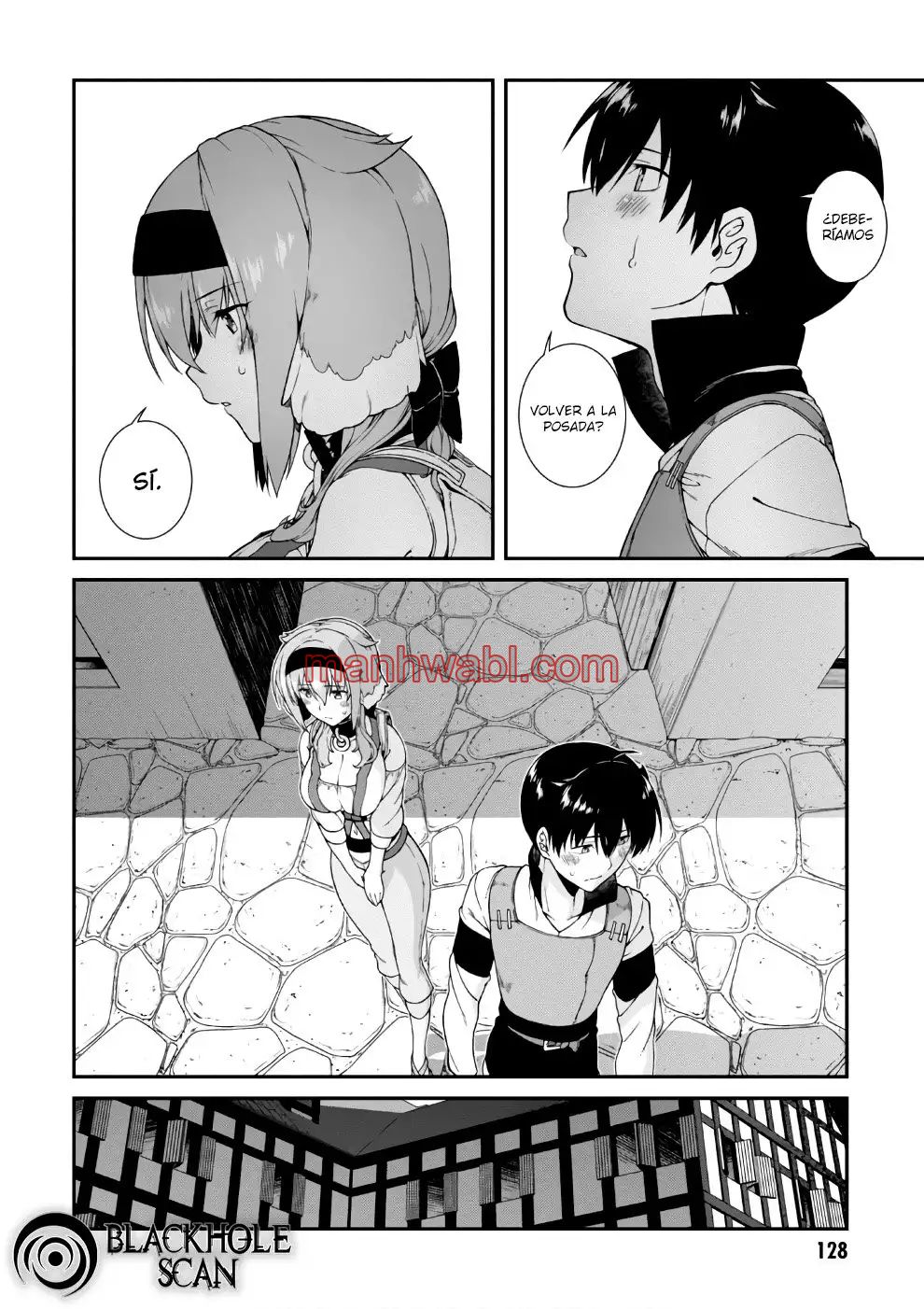 Isekai Meikyuu de Dorei Harem wo - Capítulo 6_3 manhwa