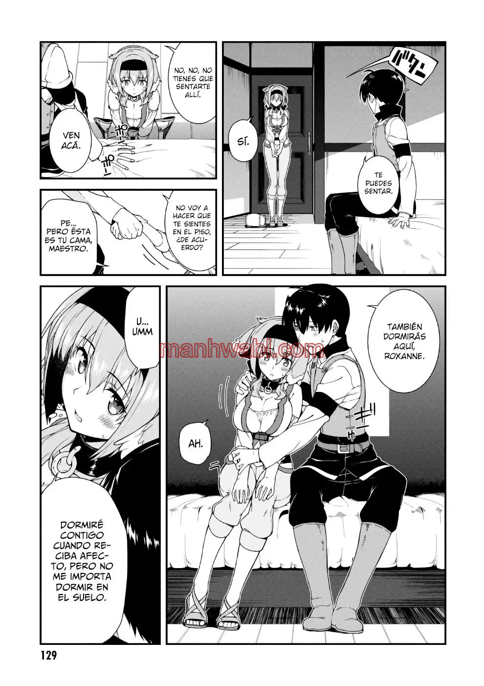 Isekai Meikyuu de Dorei Harem wo - Capítulo 6_3 manhwa