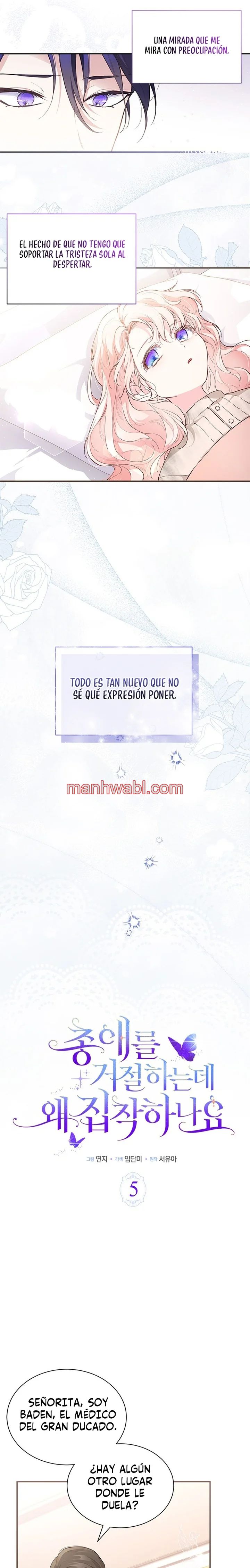 Porque estás obsesionado con rechazar el afecto - Capítulo 5 manhwa