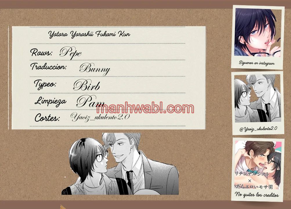 Yatara Yarashii Fukami Kun - Capítulo 60_3 manhwa